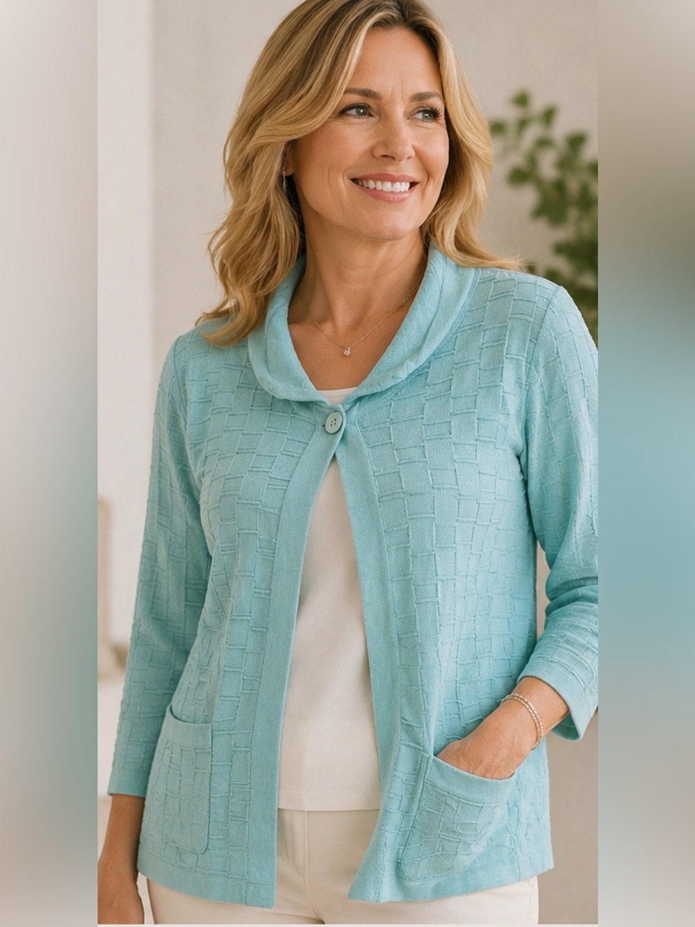 Mercer Street Studio‎ Light Blue Sweater